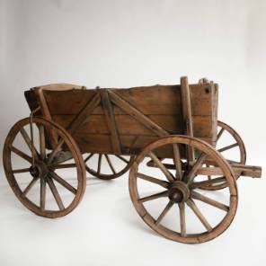 A 19th Century Wooden Dog Cart 